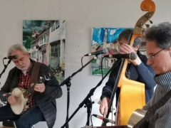 Die Backporch String Band vor meinen Münsingen-Bildern