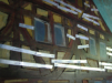 ““Fachwerkhaus mit Blechbändern” (Detail) Mischtechnik auf Hartfaser, 58 x 44,5 cm, 2013