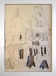 “Leerstand 2” Bleistift/Papierschnitt in 2 Ebenen in Kasten, 33 x 24 cm, 2013